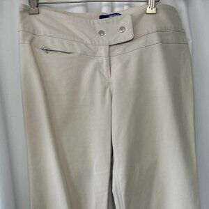 Beige Cotton Pants
